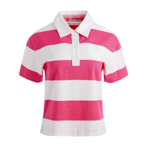 ALICE+OLIVIA Treva Boxy Polo Shirt S