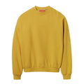 LA DOUBLEJ Off Court Sweatshirt "Raise Your Vibration Nation" in Dark Mustard S - flyKAMP