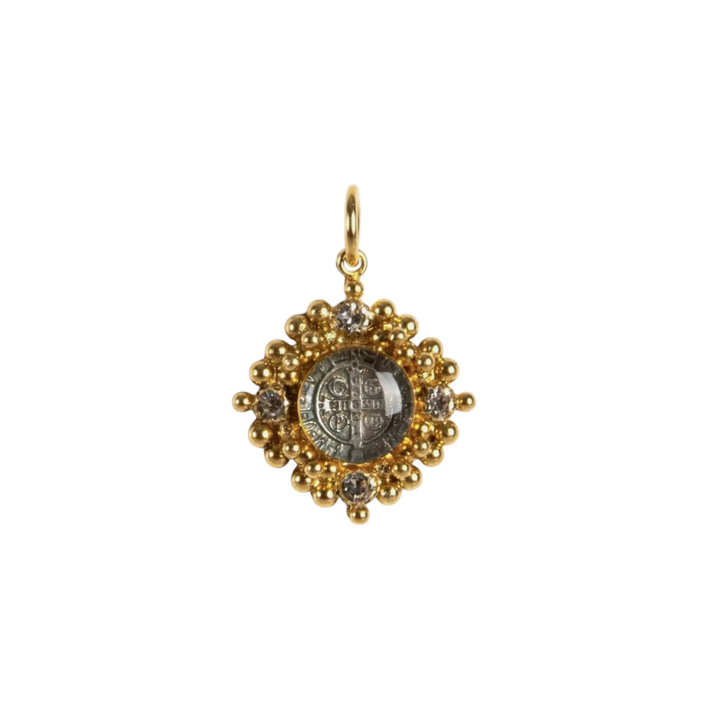 VIRGINS SAINTS & ANGELS VSA Petite Cloister San Benito Charm in Gold - flyKAMP