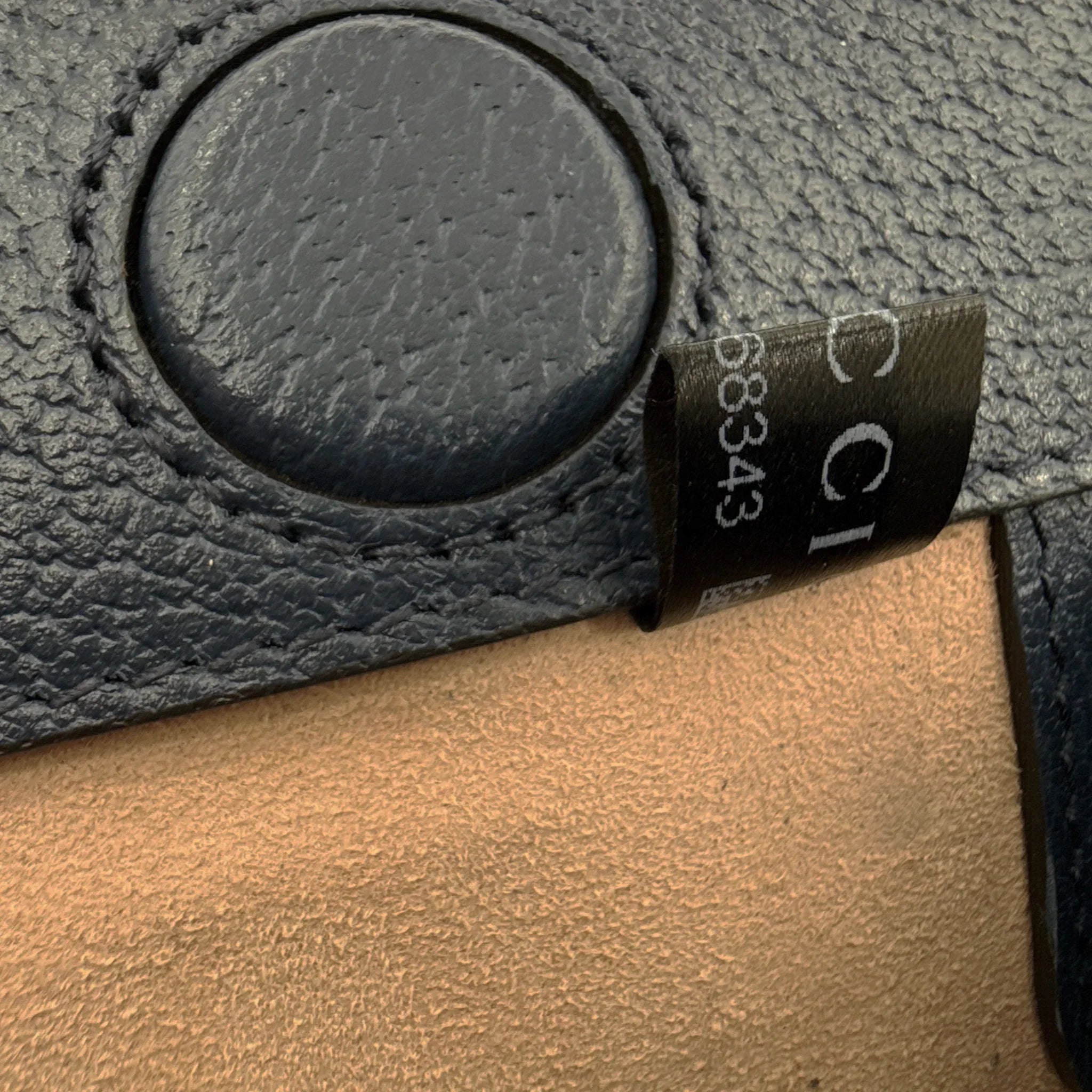 GUCCI Ophidia Chain Shoulder Bag Textured Calfskin Web in Blue Agata - flyKAMP