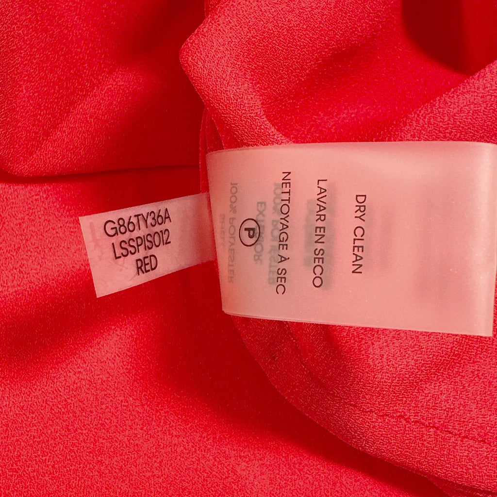 KARL LAGERFELD Paris Sakeri Ruffle Detail Blouse S - flyKAMP