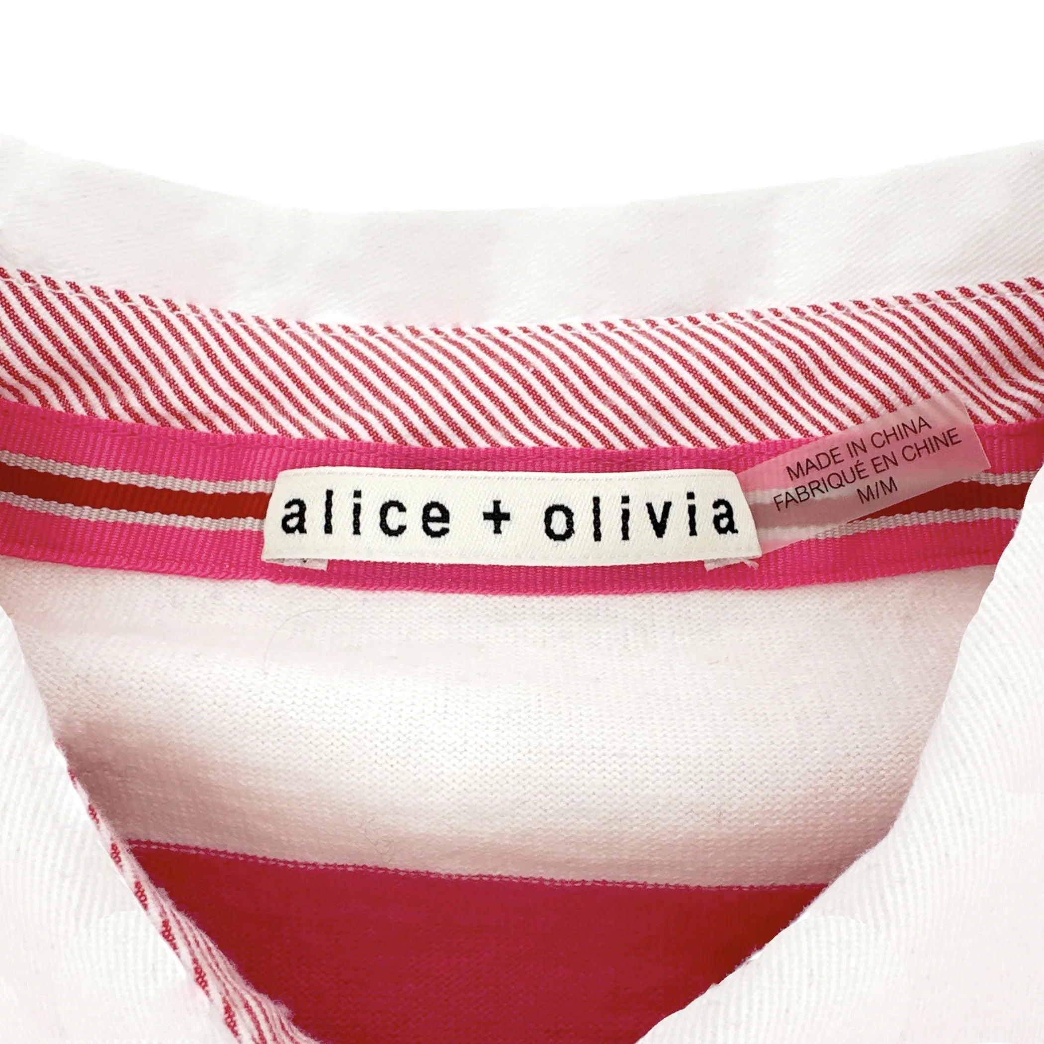 ALICE+OLIVIA Treva Boxy Polo Shirt M - flyKAMP