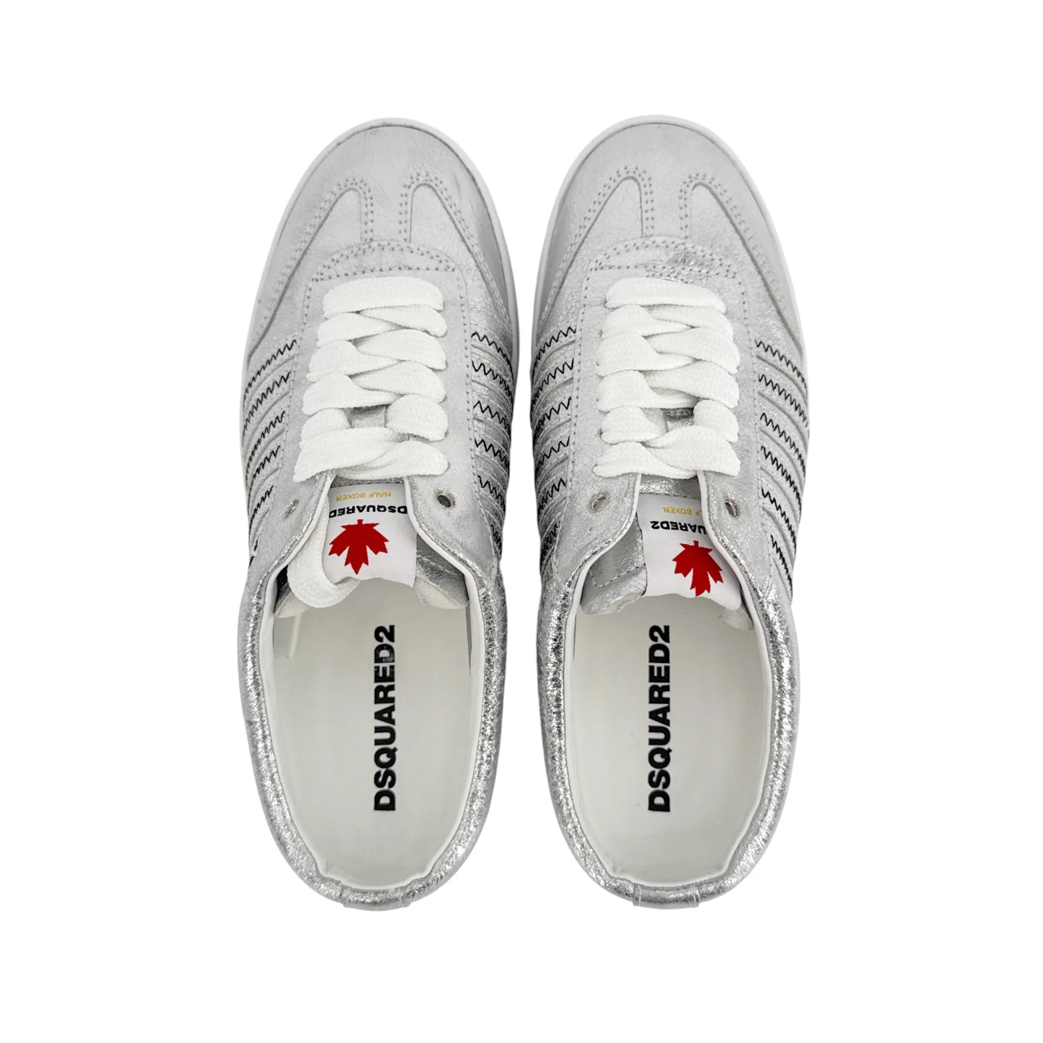 DSQUARED2 Boxer Sneakers with Open Back 37 - flyKAMP