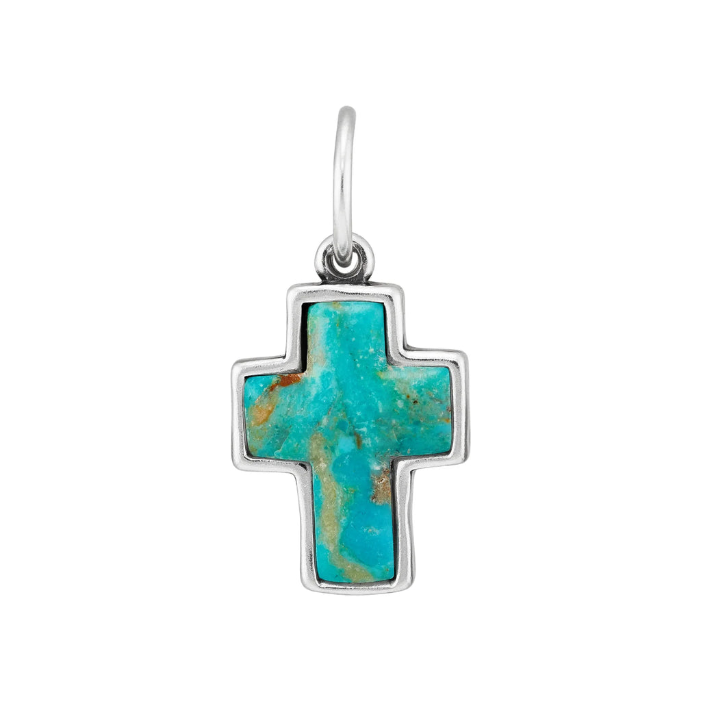 SILPADA Blue Divine Charm Sterling Silver & Turquoise - flyKAMP