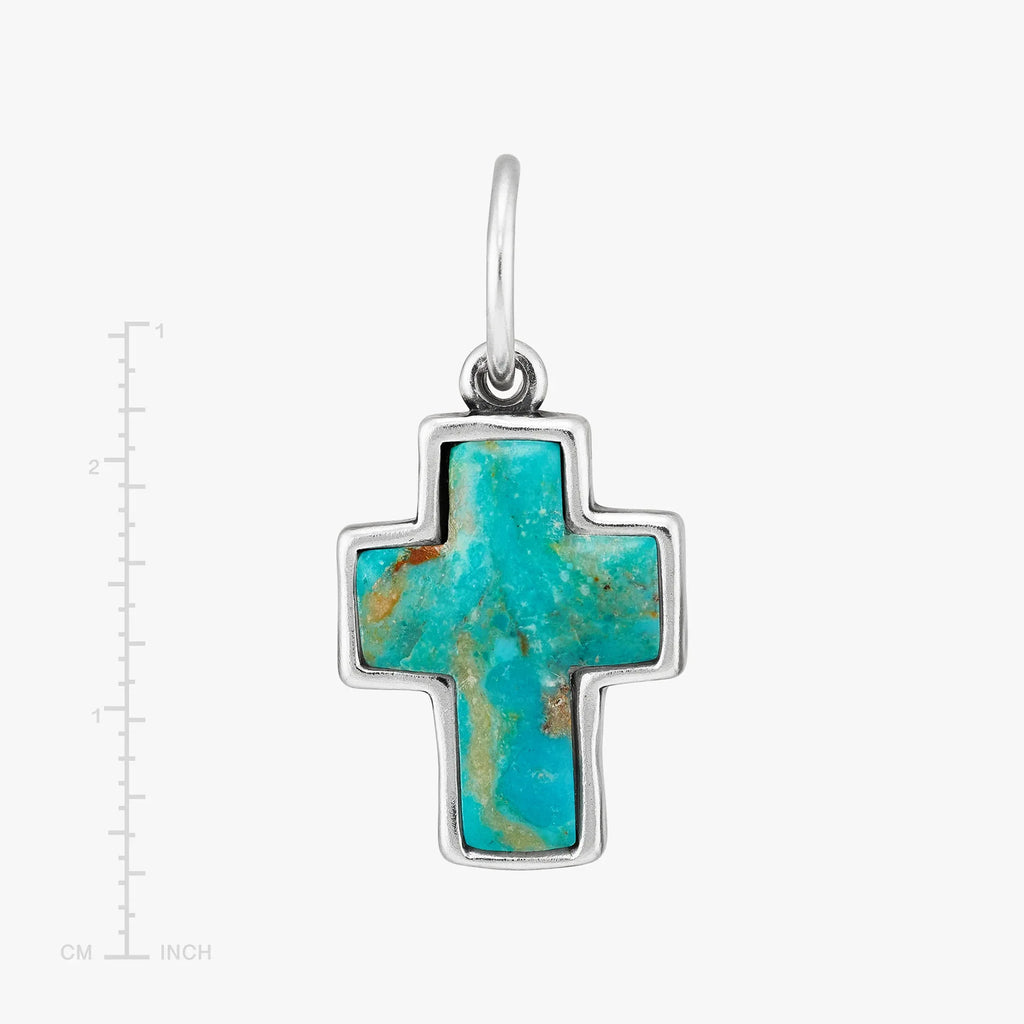 SILPADA Blue Divine Charm Sterling Silver & Turquoise - flyKAMP