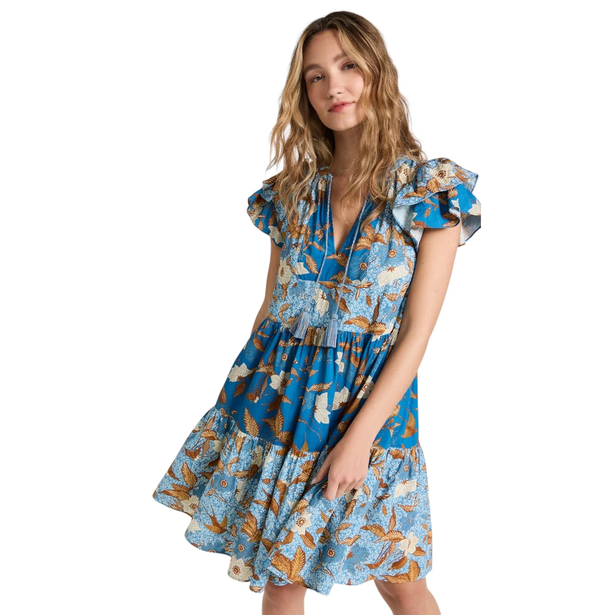 ULLA JOHNSON Gail Dress in Lapis 2 - flyKAMP