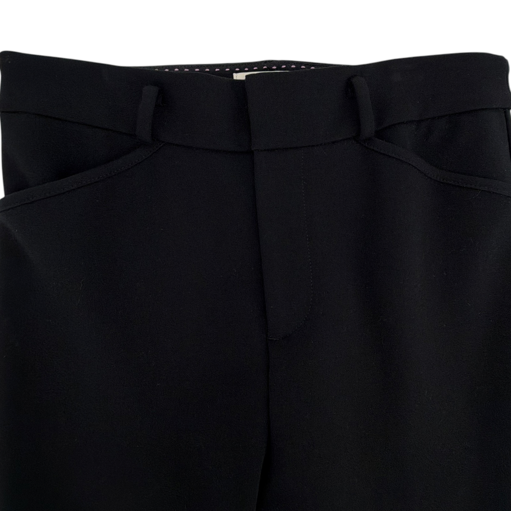ANTHROPOLOGIE The Essential Collection Slim Tulip Hem Pant in Black 0