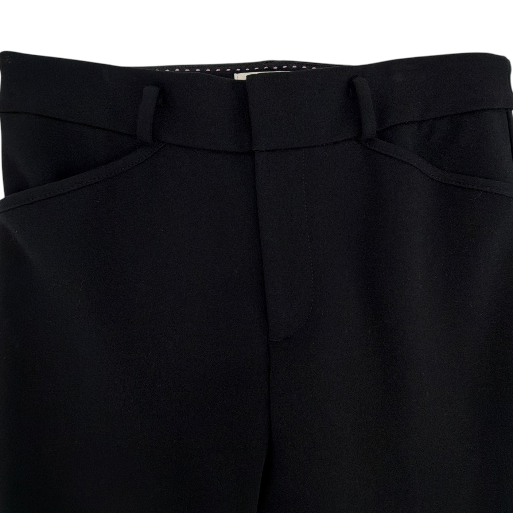 ANTHROPOLOGIE The Essential Collection Slim Tulip Hem Pant in Black 0