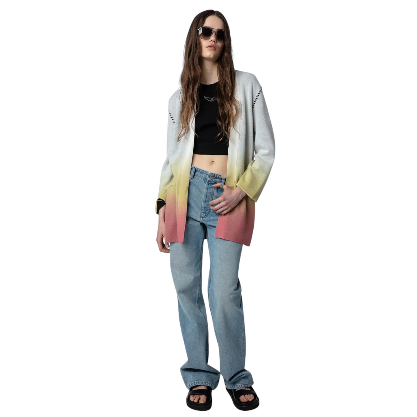 ZADIG & VOLTAIRE Austin Cosmoo Cardigan XS