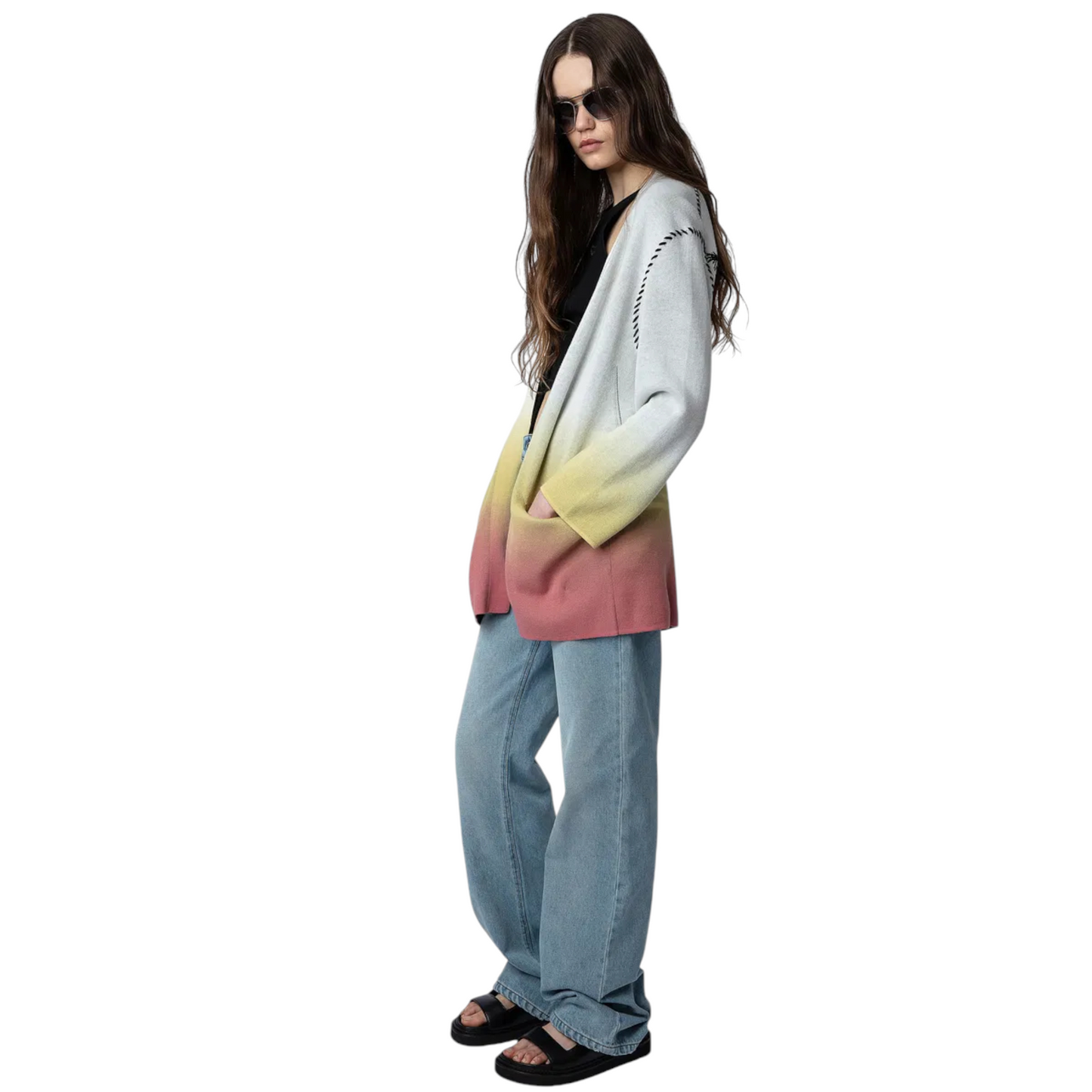 ZADIG & VOLTAIRE Austin Cosmoo Cardigan XS